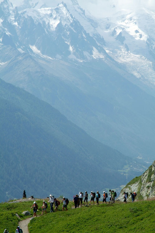 Nous sommes peut-être petits par rapport à la montagne mais on va lui montrer qui nous sommes, et que rien ne peux nous arrêter !