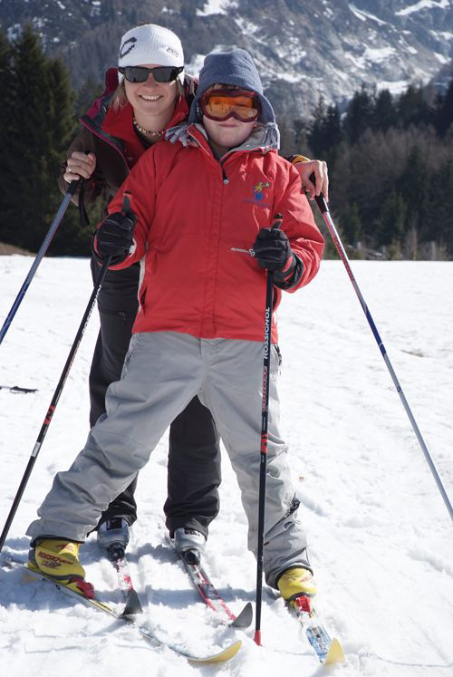 Avec Charlotte comme accompagnatrice, Cédric se sent pousser des ailes !