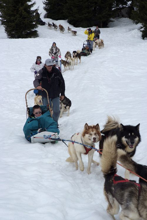 C’est Quentin qui mène le serpentin de l’Everest !