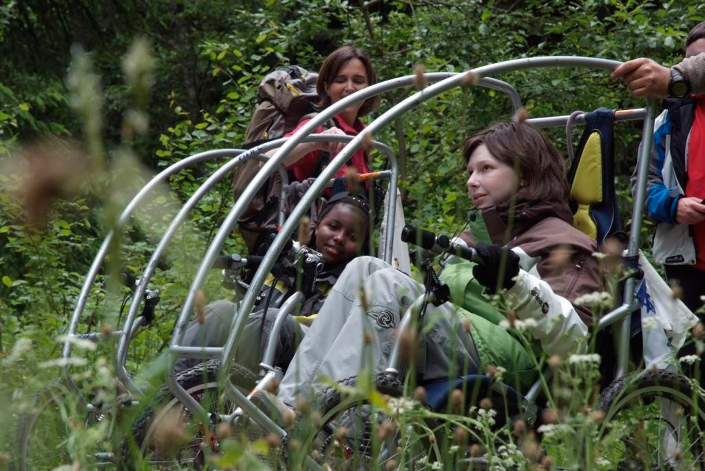 Bibi, Magali et Lucille, en petite pause nature…