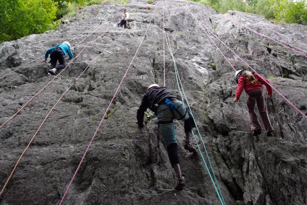 Les voies de l’après-midi ! Plus raides, plus impressionnantes et plus techniques !