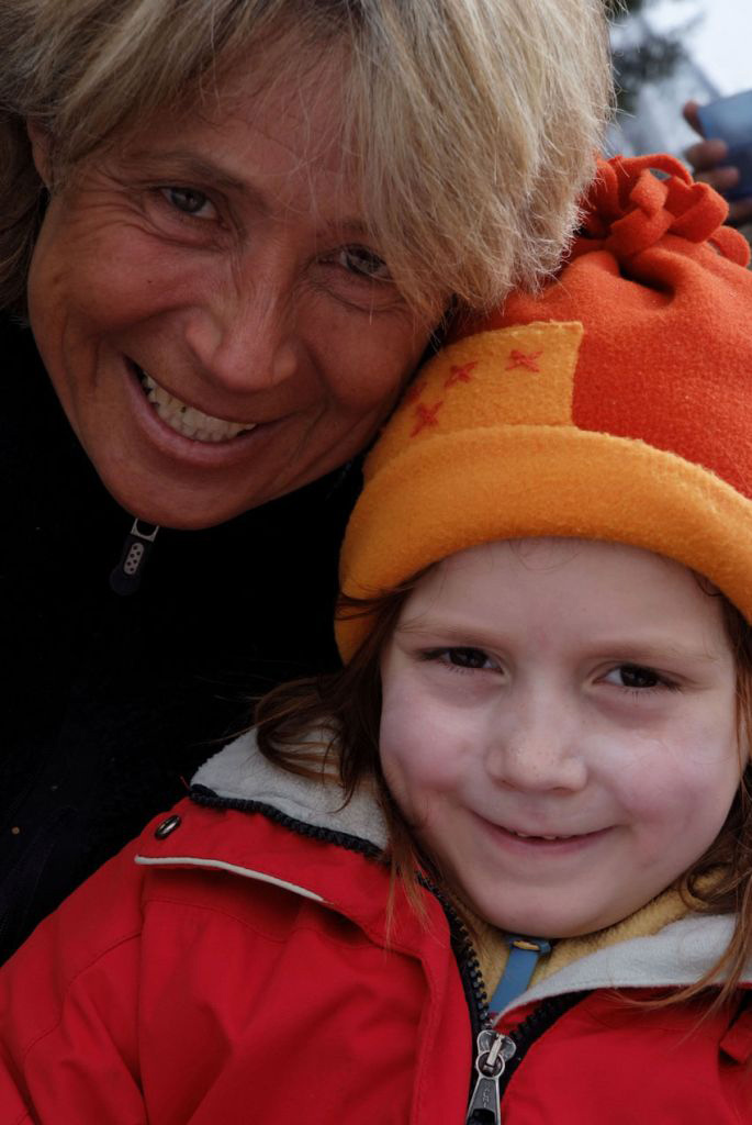 Deux mines réjouies, deux championnes heureuses : Christine et Aliénor !