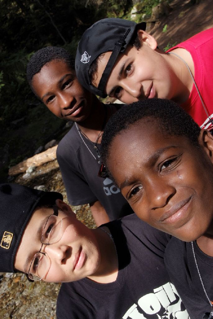 Les quatre fantastiques ! (Antoine, Mathieu, Cheick et Yoann)