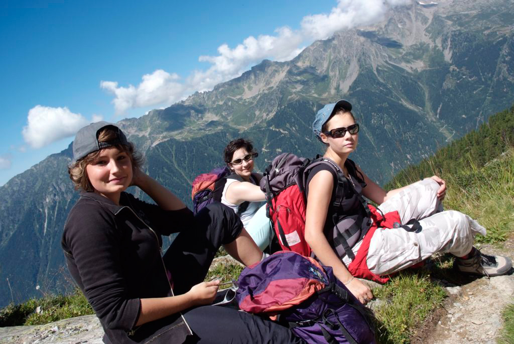 Pause en haute altitude pour trois princesses des montagnes ! (Mathilde, Arielle et Andréa)