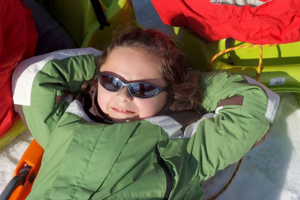 Elle est pas belle la vie, de la neige et du soleil enfin bon tout va bien ! (Justine)