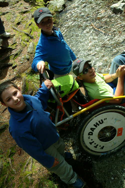 Trio aquatique ! Dylan, William et Eric.