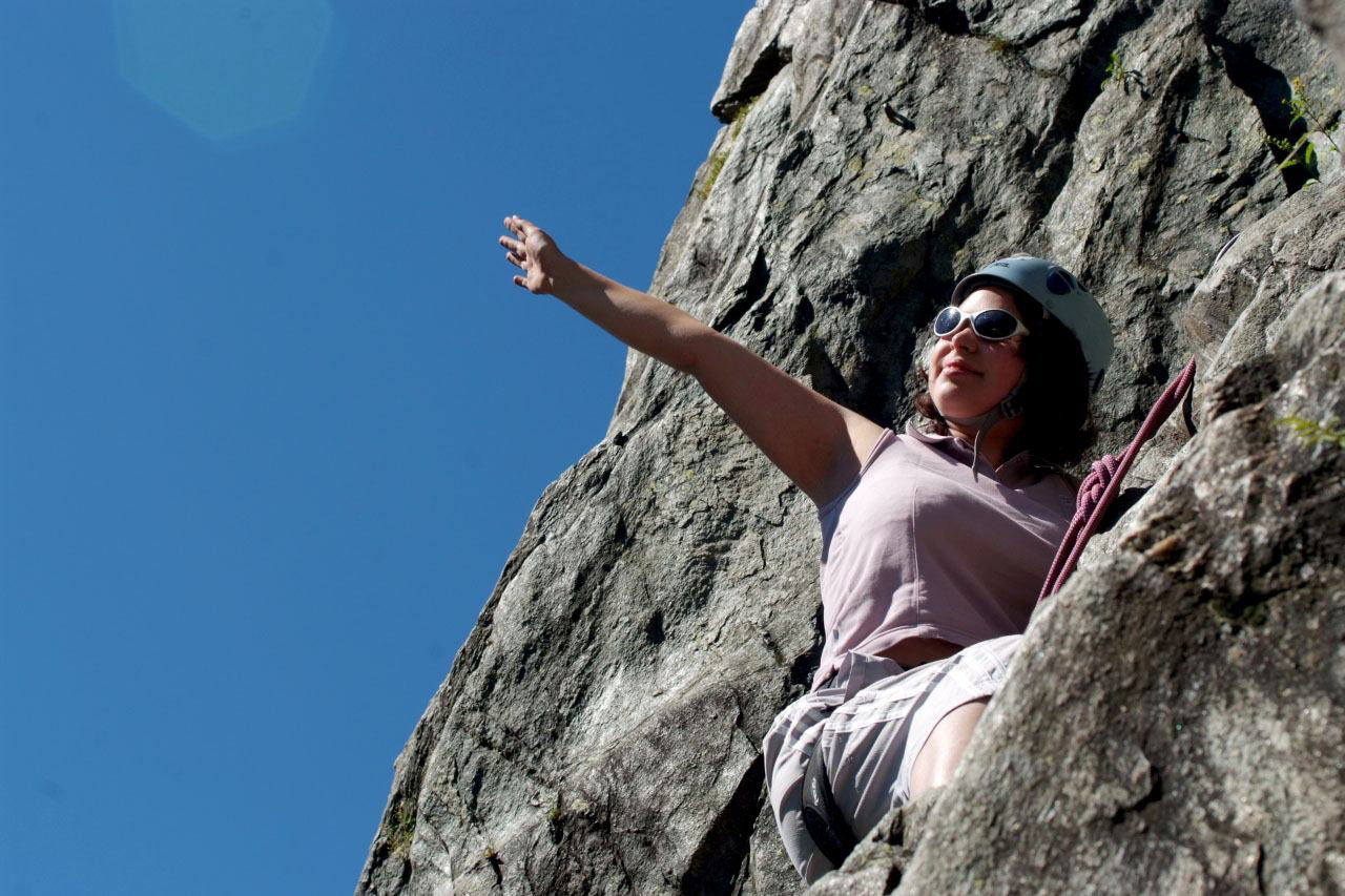 Perrine fait simplement coucou aux passagers du vol 4807 en direction du MONT-BLANC !