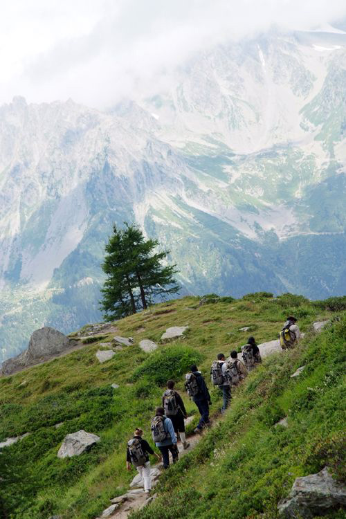 C’est joli aussi quand on voit les montagnes !