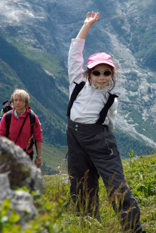Le sommet est en vue ! Maëla nous indique la voie à suivre !