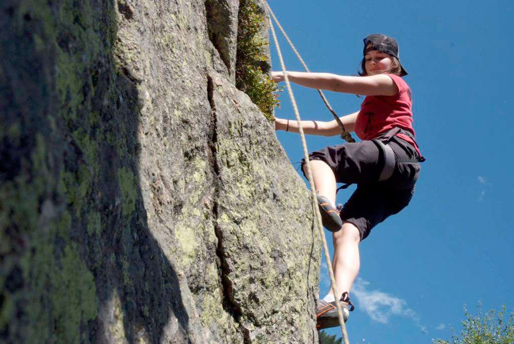 Quand je pense que je me faisais une montagne de faire de l’escalade ! (Mégane)