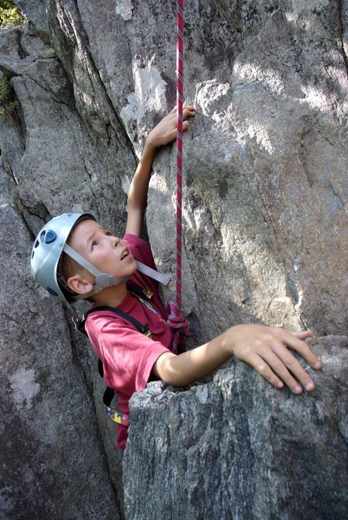 Et oui Maxime, c’est haut l’Everest, mais tu seras très fier une fois en haut !