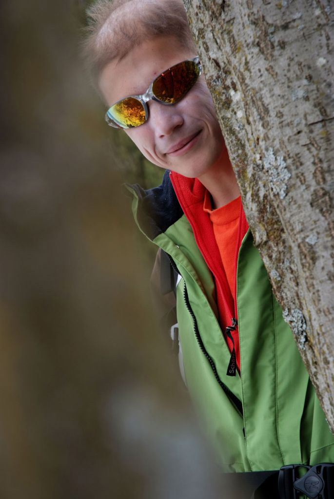 Quentin, lui, préfère se cacher dans les bois !