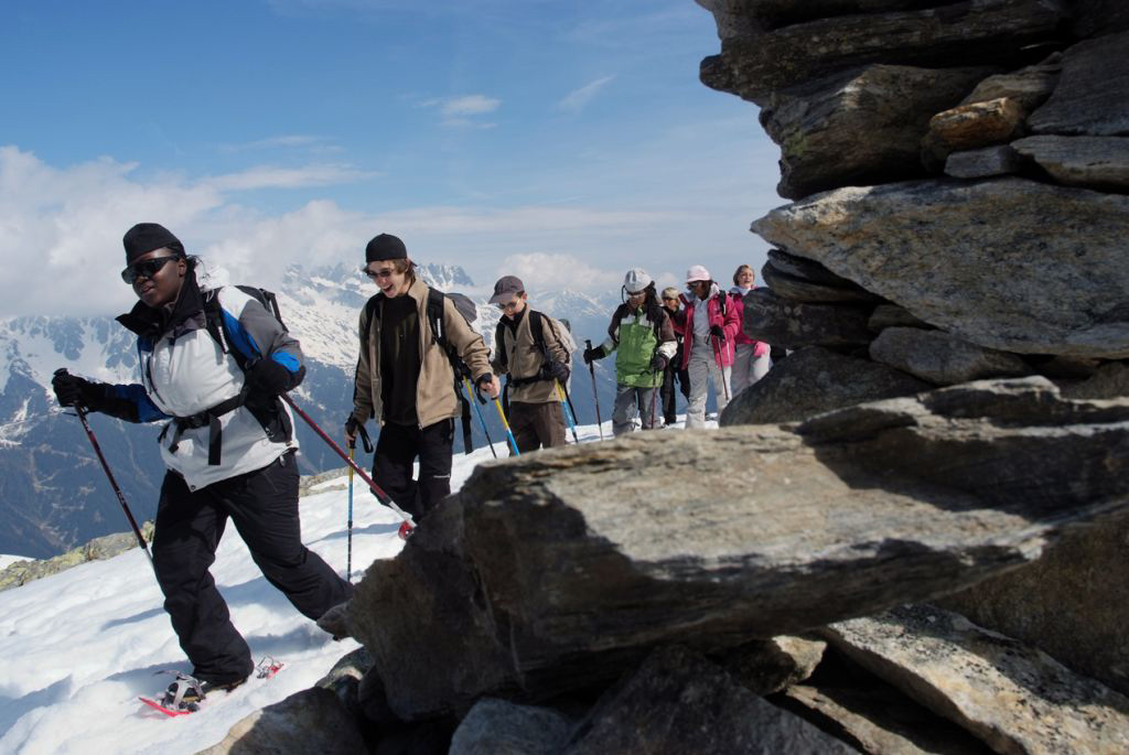 Tiens, une chenille des montagnes ! (Amélé et Romain)