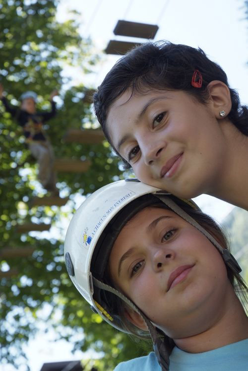 Une petite photo les filles et après vous remontez là-haut ! (Constance et Sarah)