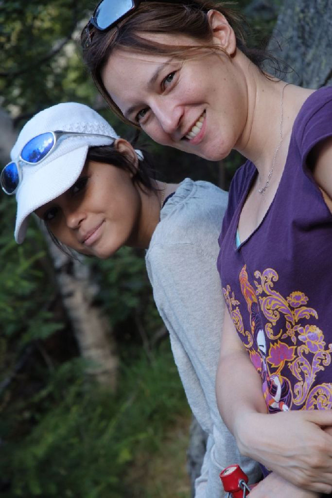 Deux belles de roc : Stéph et Naomi