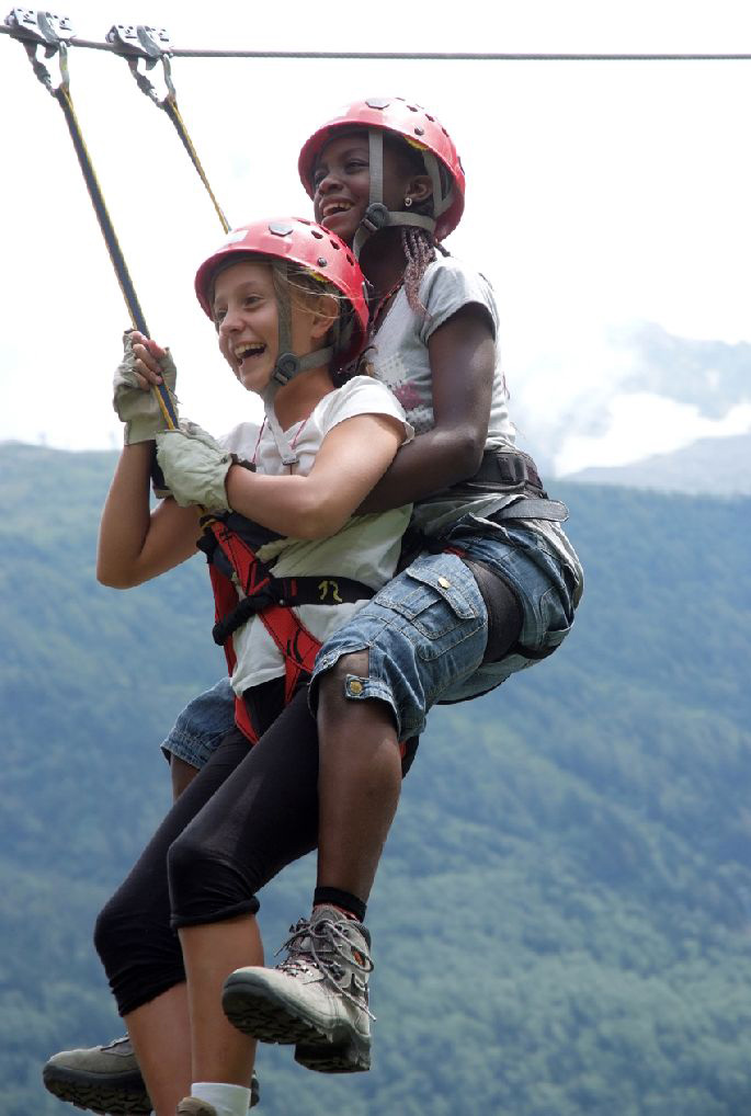 Rigolade dans les airs !