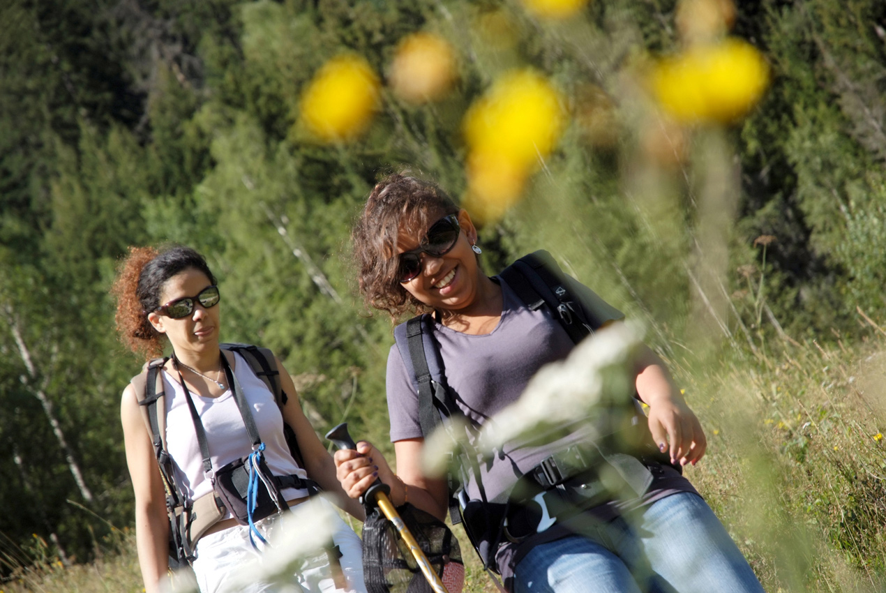 Descente fleurie !