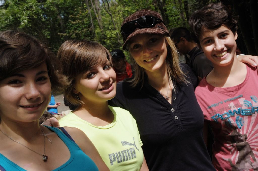 Les 4 hype-girls des montagnes ! Gaelle,  Margot, Floriane et Emilie.