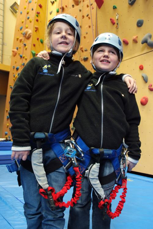 Nous sommes des championnes jumelles, nées sous le signe de l’Everest ! (Clarisse et Sandra).