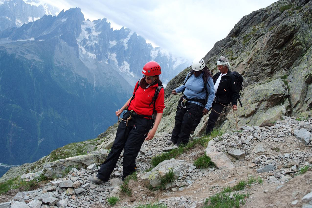 Après la montée, c’est l’heure de redescendre, attention aux cailloux !