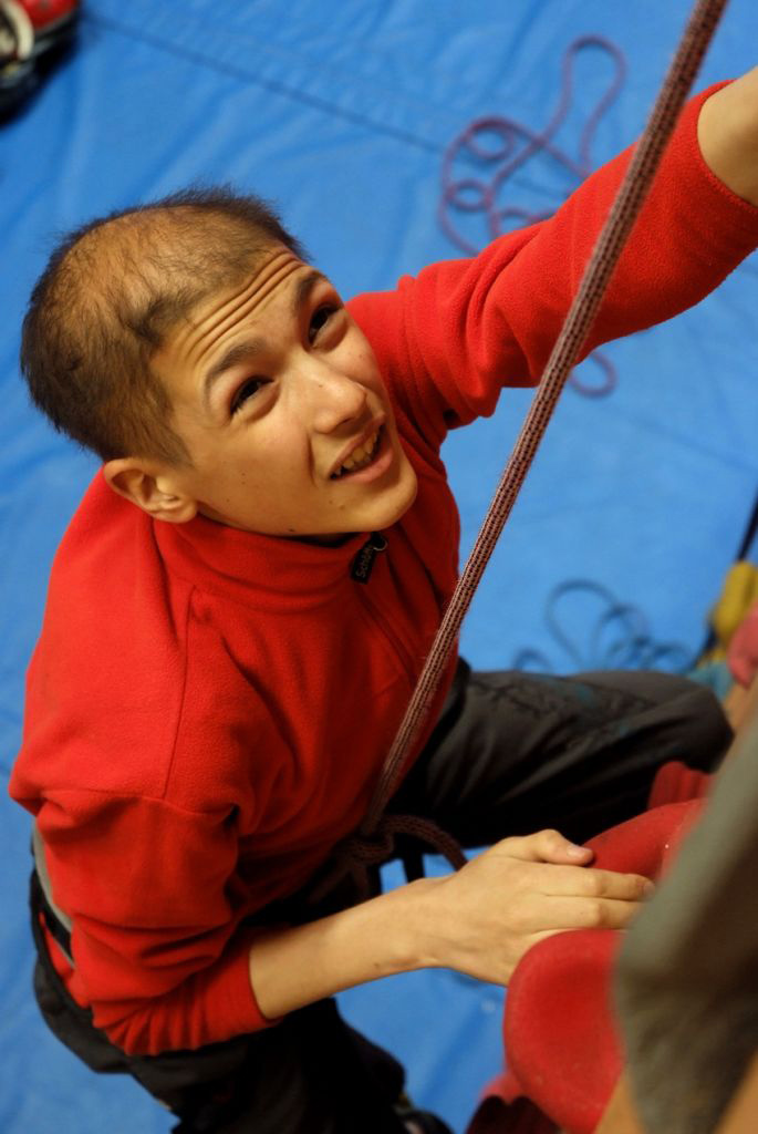 Il faut s’accrocher pour atteindre son Everest, c’est ce que fait Quentin !