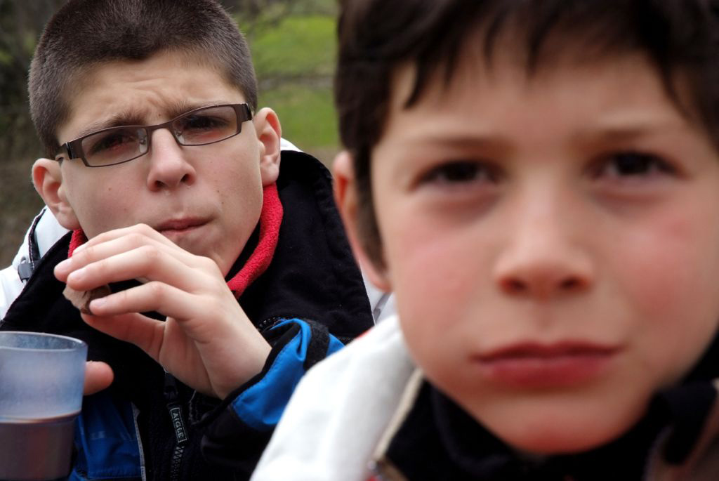 On se restaure dans les troupes, c’est très important si on veut aller loin ! (Kévin et Baptiste)