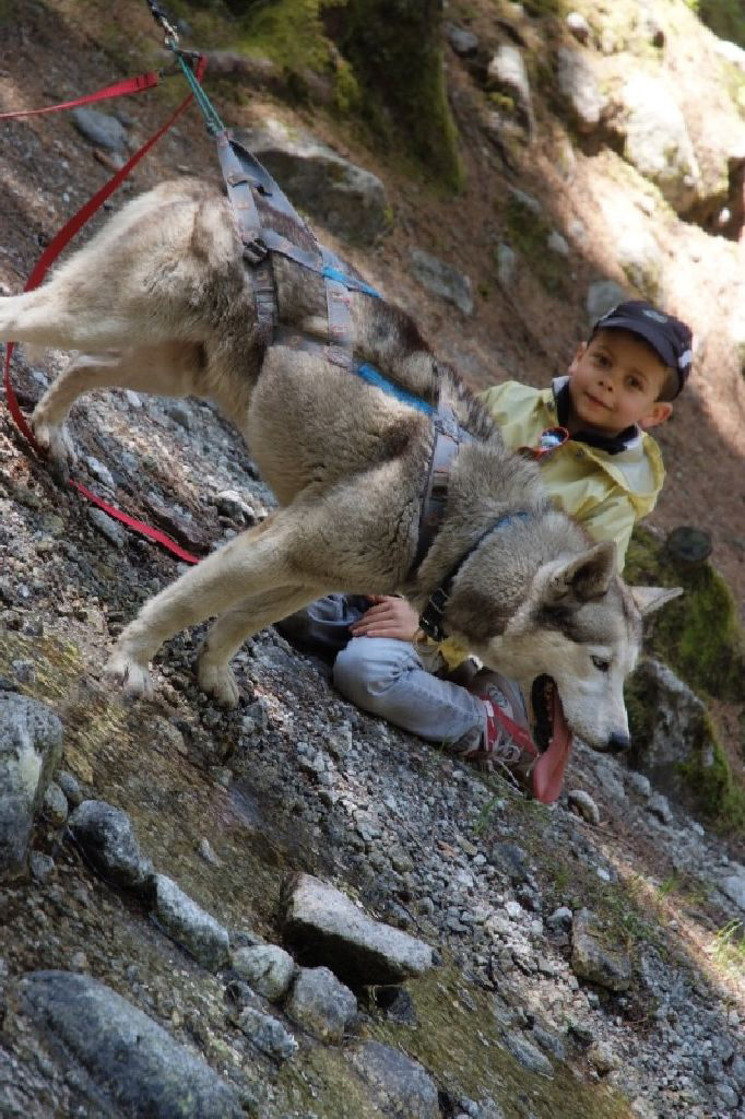 Sébastien et son fidèle compagnon de course, Arsouille !