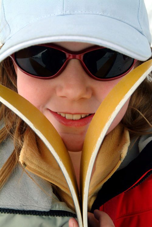 C’est vrai Soriane, le ski ça donne le sourire !