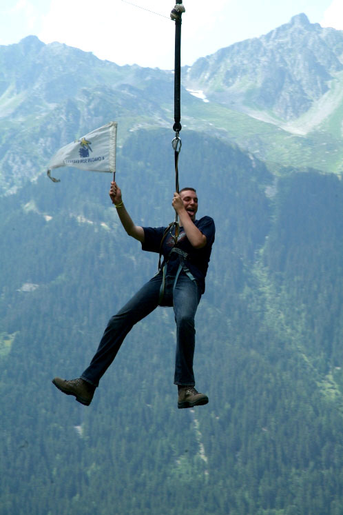 C’est l’heure pour Jérémy de s’envoler vers son Everest !