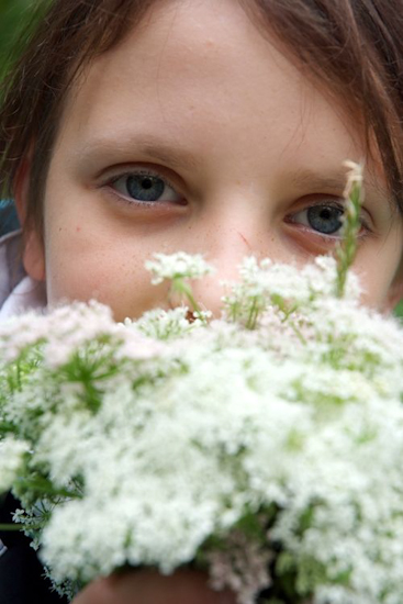 Un beau bouquet de fleurs, c’est normal quand on a de si beaux yeux ! (Océane).