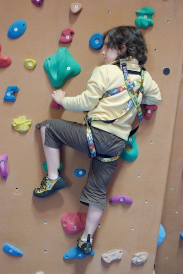 Justine s’entraîne pour les championnats du monde d’escalade en salle !