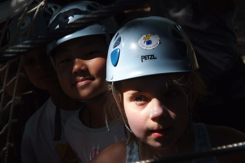 Petits yeux ouverts luisants ! (Elisa, Christiane et Nico)