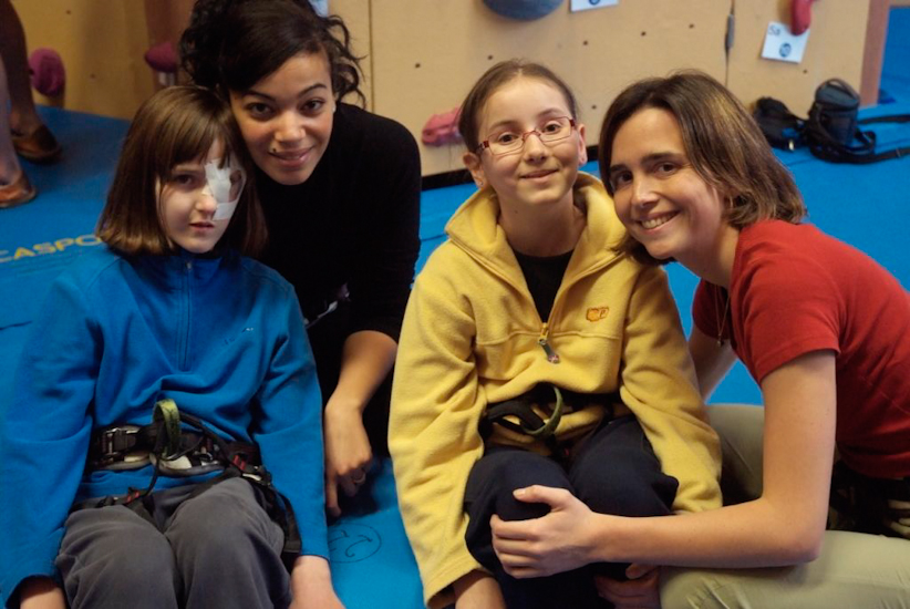 Quatuor de jolies grimpeuses hors pair ! (Mylène, Donia, Estelle et Magali)