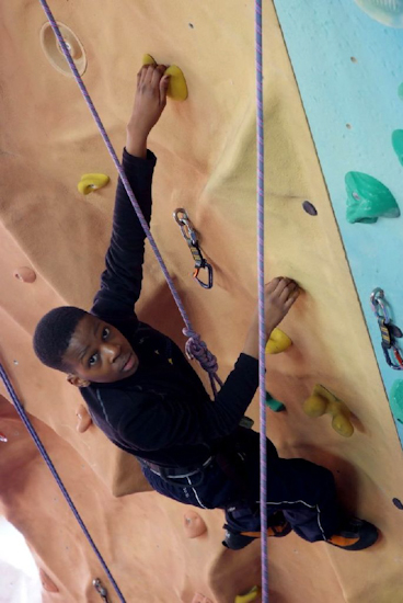 Profiter du moment, il est très rare de croiser Spiderman en plein entraînement ! (Girbaud)