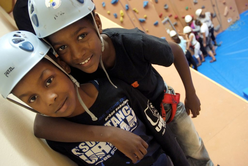 Camaraderie en altitude !