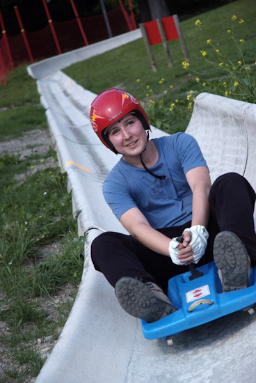 Promenade en luge pour rentrer, rien de tel pour bien finir la journée ! (Ghislain)