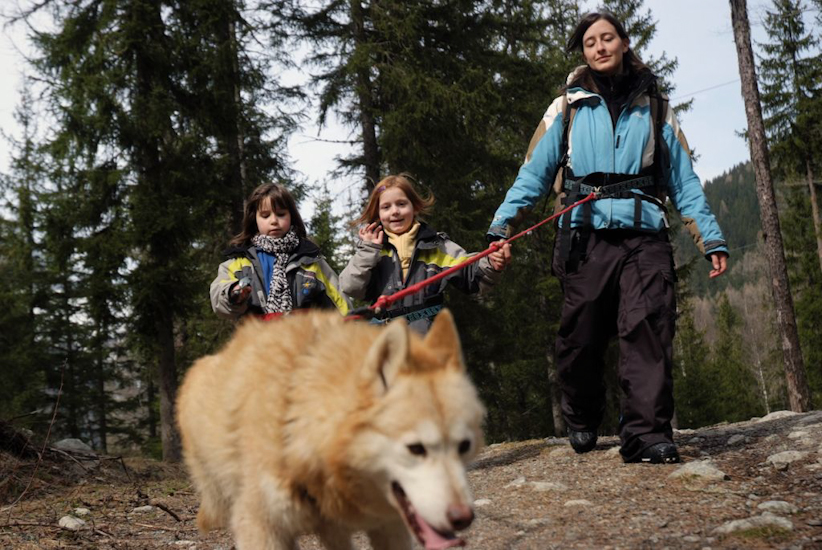 Elles ont l’air d’avoir apprécié cette journée de promenade les filles ! (Louna et Aliénor)