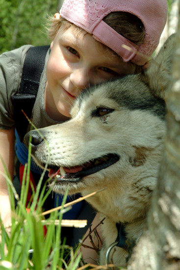 Les liens se forment très vite entre nos champions et leurs fidèles compagnons ! (Manon).