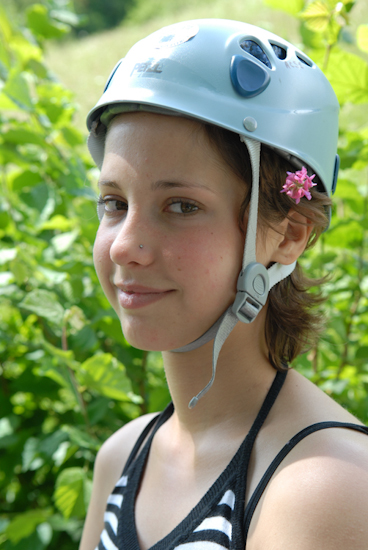 Portrait fleuri d’Amandine