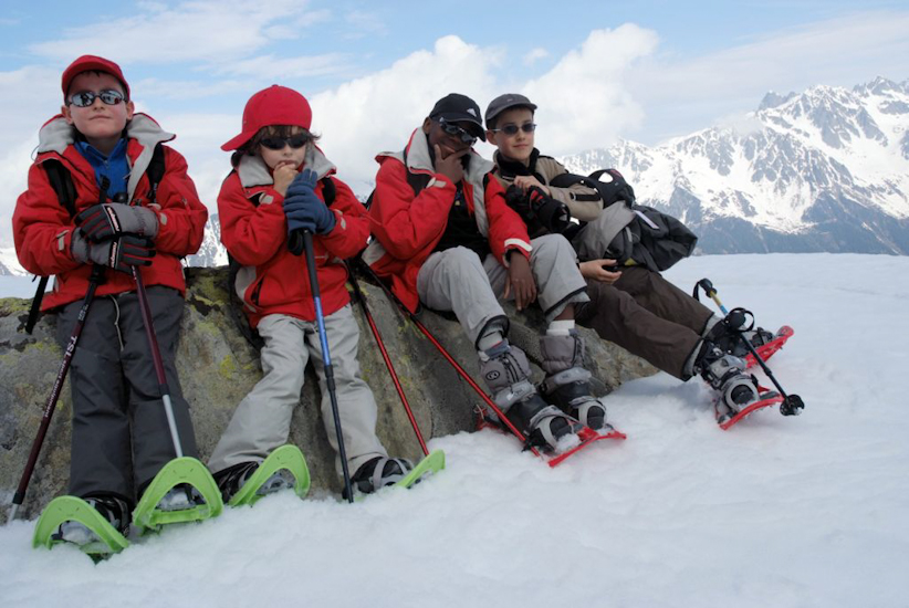 Alors les garçons, c’est l’heure de la pause ? On est fatigué ? (Dimitri, Bertrand, Brandy et Théo)