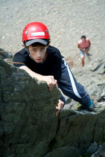 Je vous présente le « Arthur à casque rouge », le plus grand spécialiste des arrêtes des Chamonix !