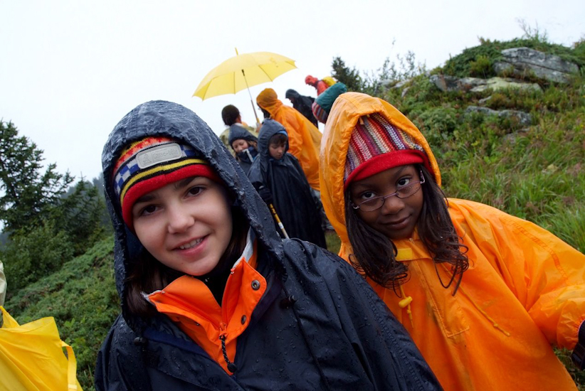 Encore bravo les filles, on va pouvoir aller se sécher au chalet !