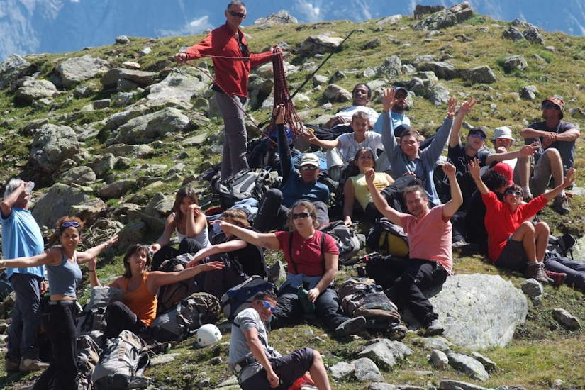 Pause déjeuner ! Nous voilà tous réunis, en pleine extase et jubilation !