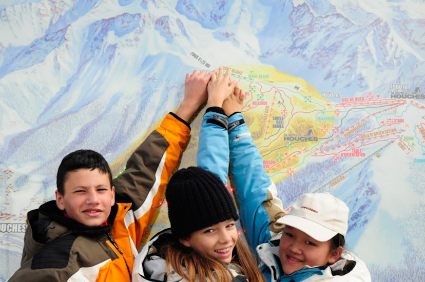 Enfants modèles pointant l’objectif ! (Christopher, Méline et Chaichia)