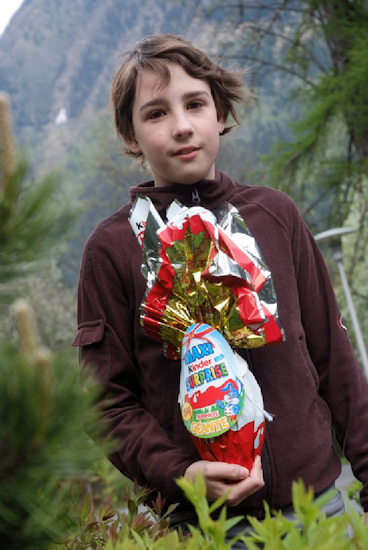 C’est Pâques à notre retour au chalet !
