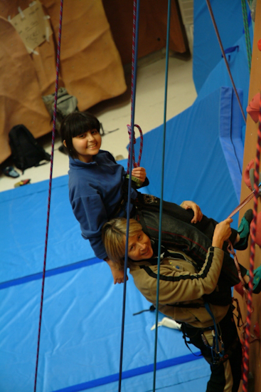 L’épaule position ! Christine et Stéphanie.