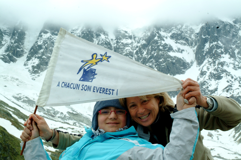 Benjamin exige une photo souvenir avec Chrstine pour garder à jamais la trace de cette exploit personnel !