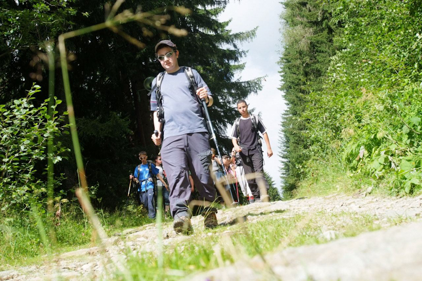 Il faut vite que je rentre au chalet, j’ai plus de crème solaire !
