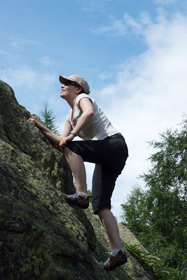 Ca a l’air aussi simple que de monter des escaliers pour Claire !