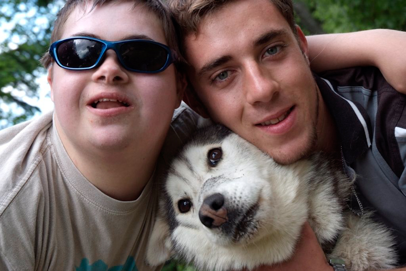 Nicolas peut dire merci à Loris et à son husky, voilà une équipe qui gagne !